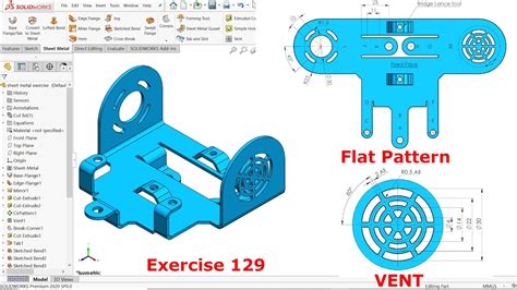 solidworks sheet metal part template|sheet metal modeling in solidworks.